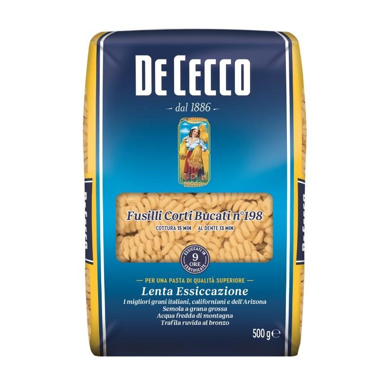 DE CECCO FUSILLI BUCATI CORTI NO. 198 500 g