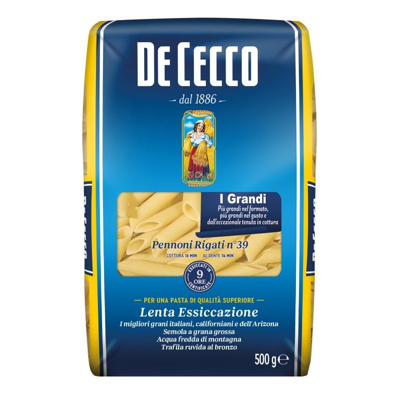 DE CECCO PENNONI RIGATI NO. 39 500 g