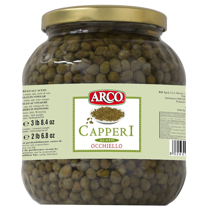 OCCHIELLO CAPERS IN WINE VINEGAR