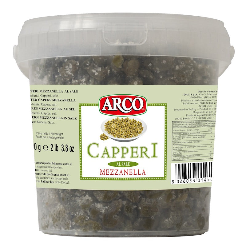 MEZZANELLA SALTED CAPERS (SIZE 13)