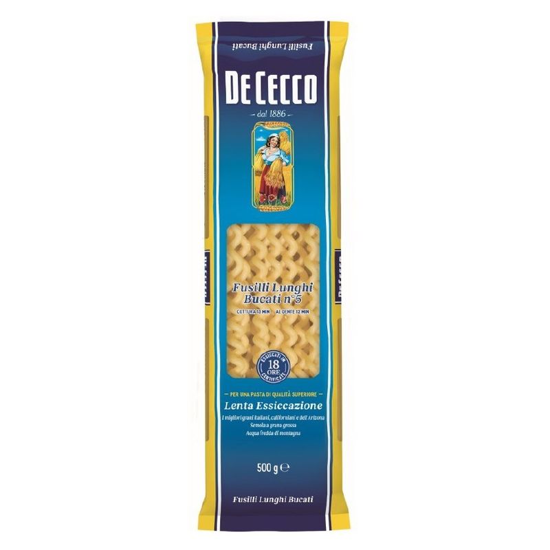 DE CECCO FUSILLI LUNGHI BUCATI NO. 5 500 g