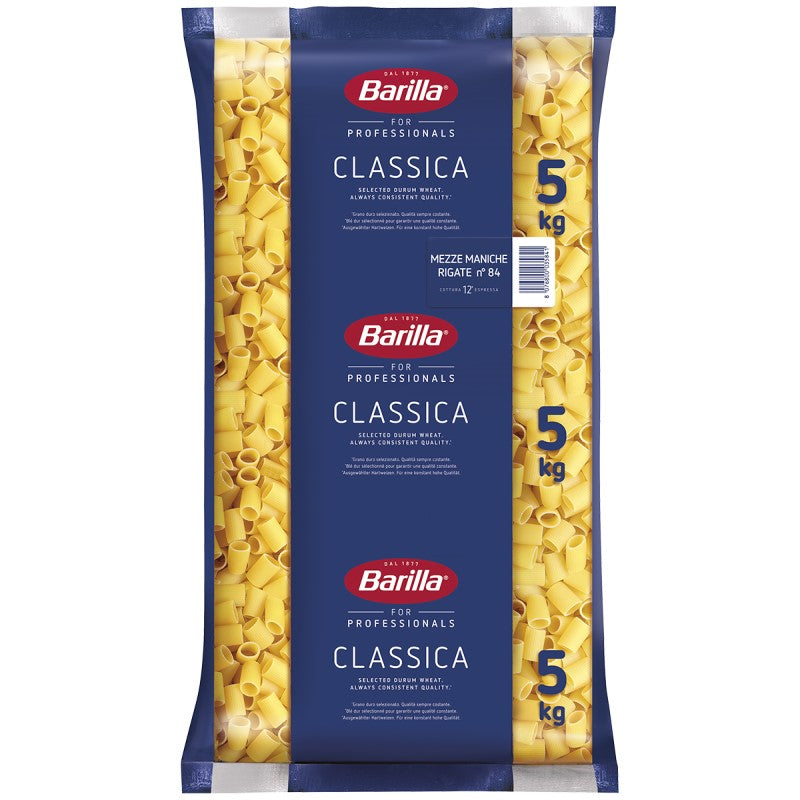 BARILLA MEZZE MANICHE NO. 84 5,0 kg