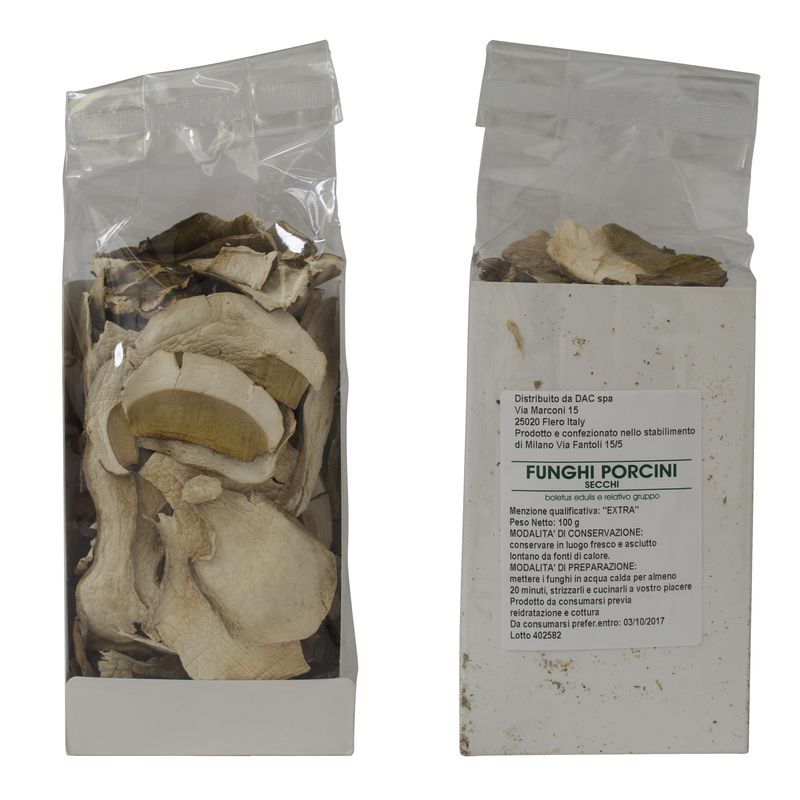 DRIED PORCINI MUSHROOMS "EXTRA" X 5 SACHETS