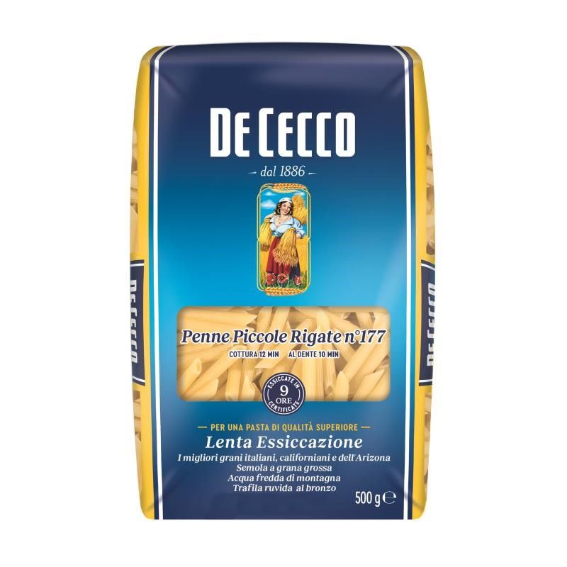 DE CECCO PENNE PICCOLE RIGATE NO. 177 500 g