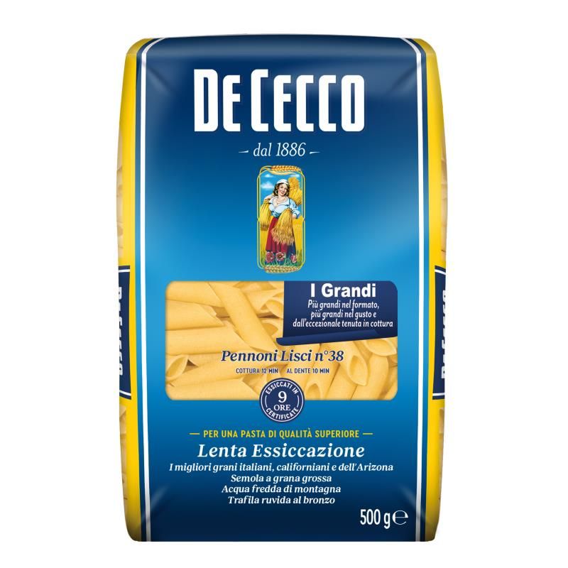 DE CECCO PENNONI LISCI NO. 38 500 g