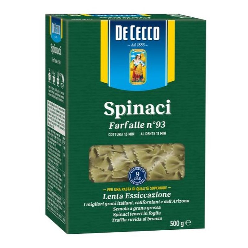 GREEN FARFALLE WITH SPINACH NO.93