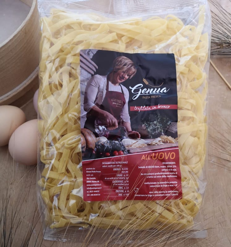 FRESH EGG TAGLIATELLE 100% ITALIAN WHEAT