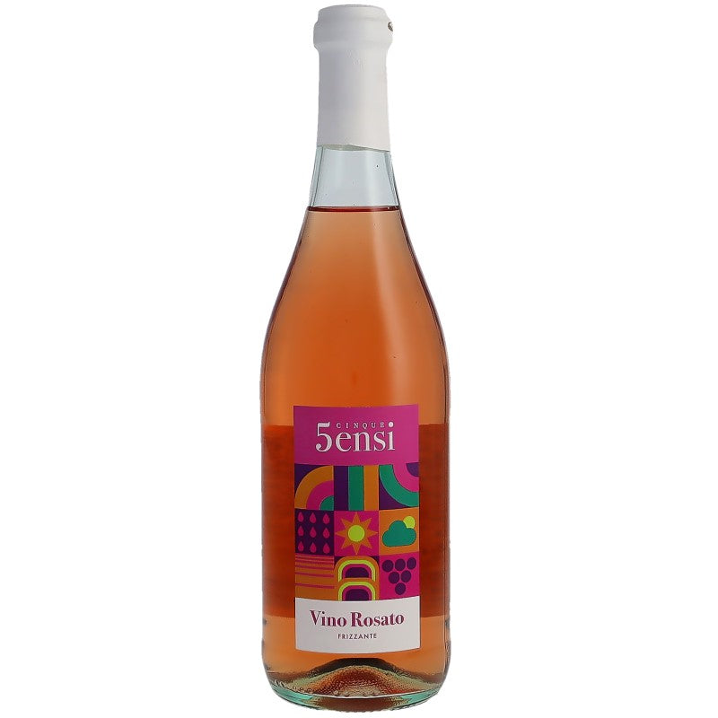 VINO ROSATO FRIZZANTE '5 SENSI'  (TAPPO VITE)  CL 75