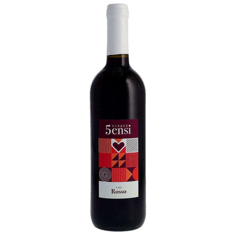 VINO ROSSO "5 SENSI"  CL 75