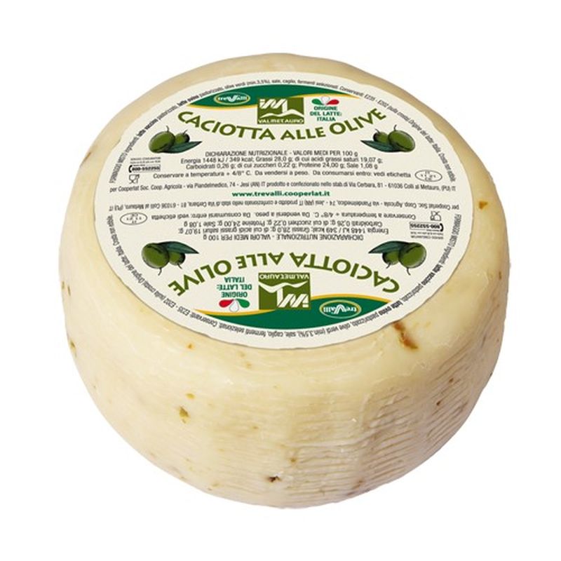 CACIOTTA ALLE OLIVE WITH OLIVES