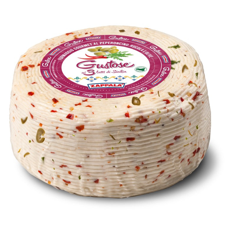 CACIOTTA WITH CHILLI, ROCKET AND OLIVES