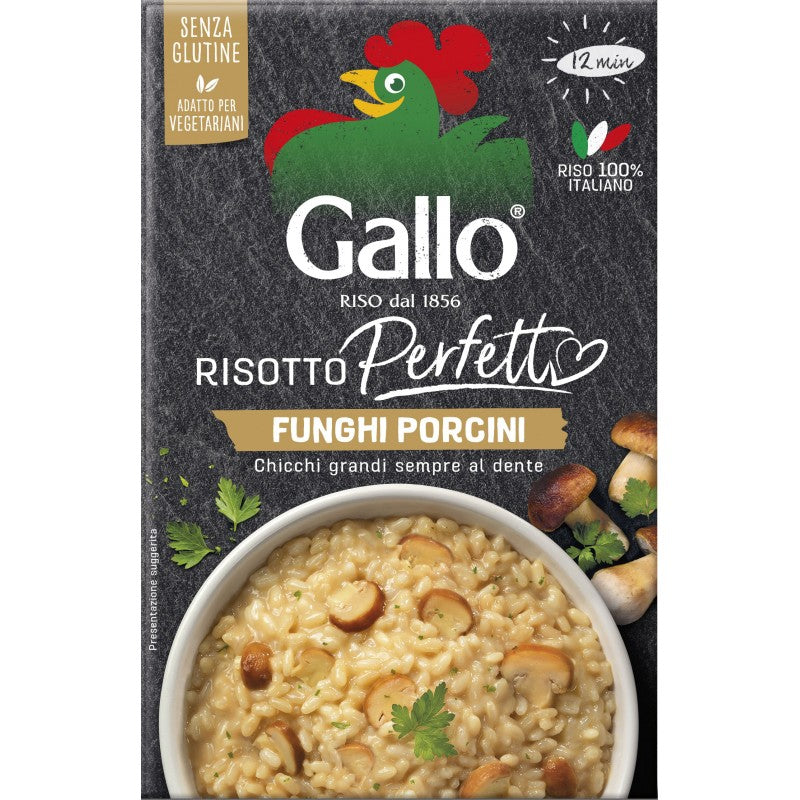RISOTTO WITH PORCINI MUSHROOMS
