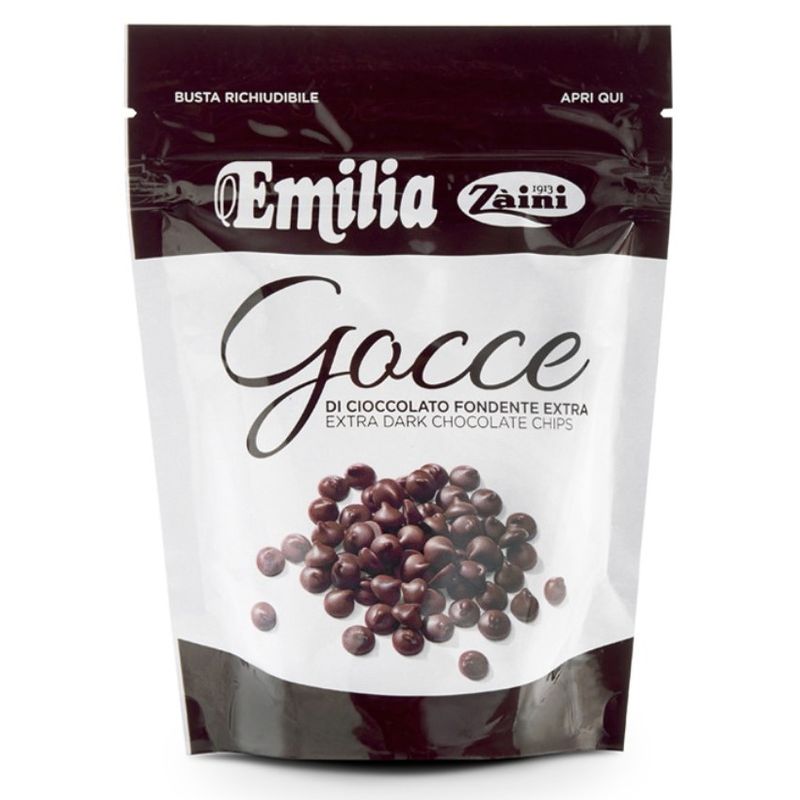 DARK CHOCOLATE CHIPS 48% COCOA "EMILIA"