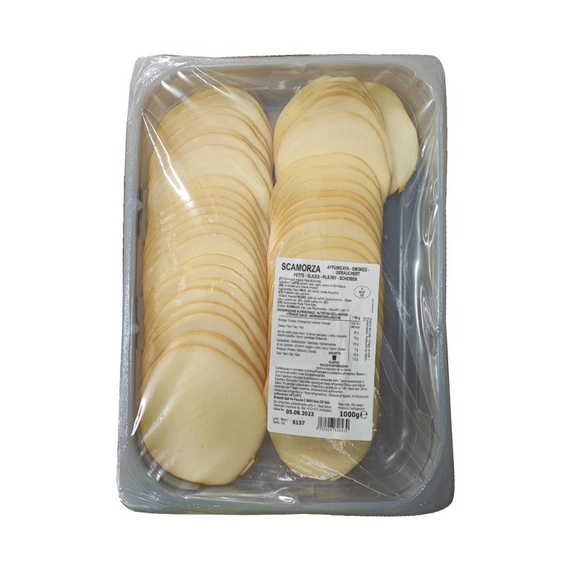 SLICED SMOKED SCAMORZA CHEESE