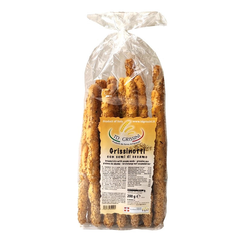 GRISSINOTTI BREADSTICKS WITH SESAME SEEDS
