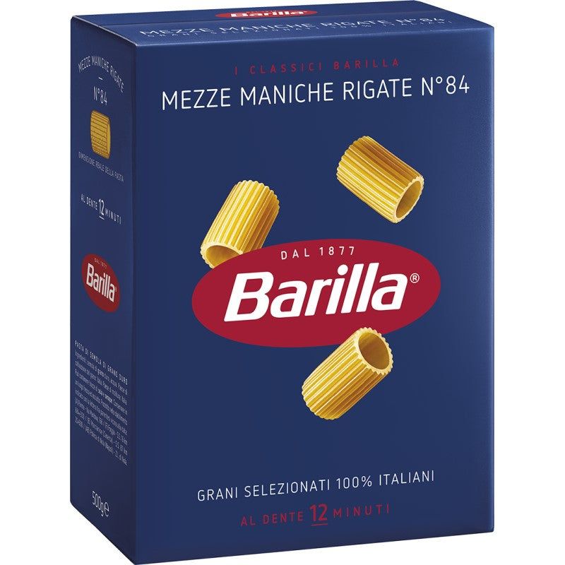 BARILLA MEZZE MANICHE RIGATE NO. 84 500 g