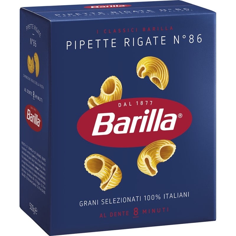 BARILLA PIPETTE RIGATE NO. 86 500 g