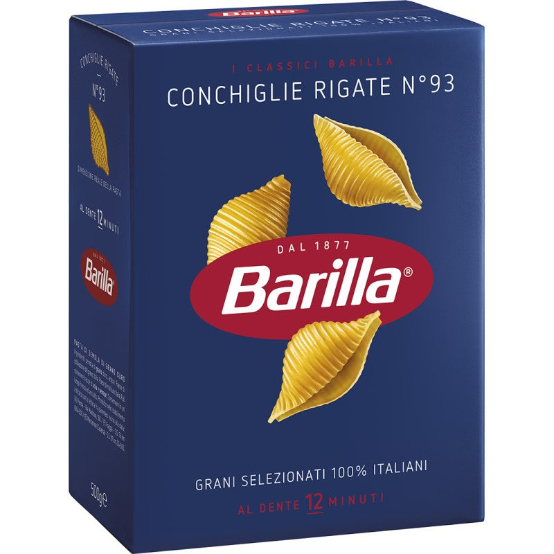 BARILLA CONCHIGLIE RIGATE NO. 93 500 g