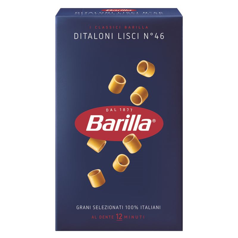 BARILLA DITALONI LISCI NO. 46 500 g