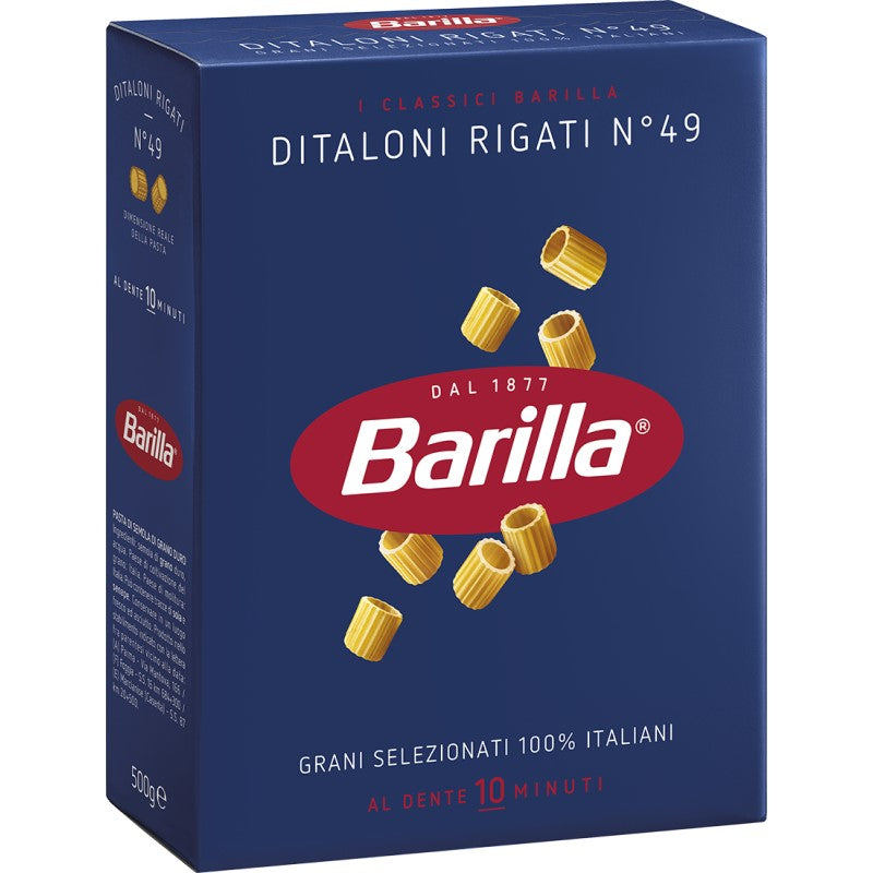 BARILLA DITALONI RIGATI NO. 49 500 g