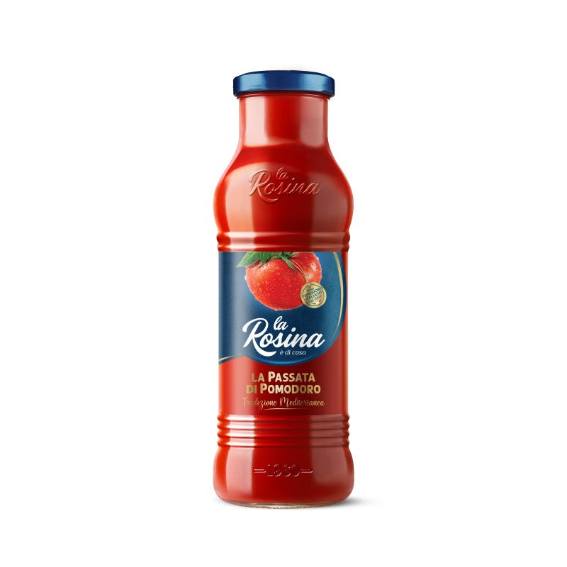 TOMATO PUREE IN GLASS BOTTLE