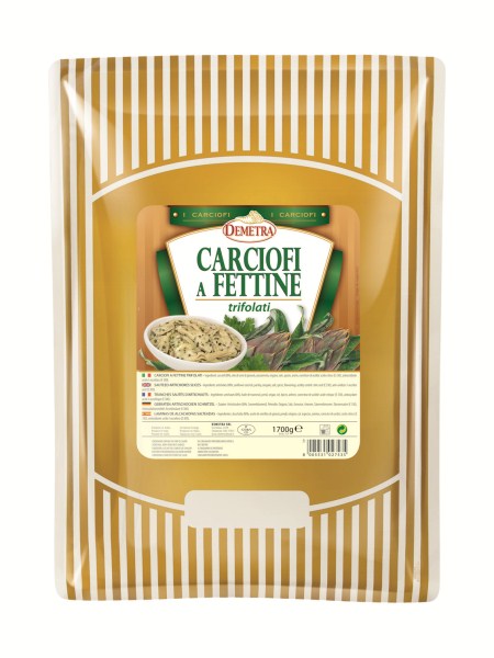 ARTICHOKES TRIFOLIATED IN OIL SLICES