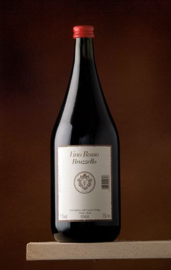 ROSSO DA TAVOLA  "BRUZZELLO"  11,5% -  LT 1,5