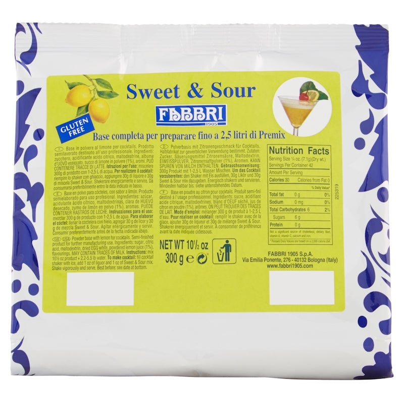 "SWEET AND SOUR" COCKTAIL BASE