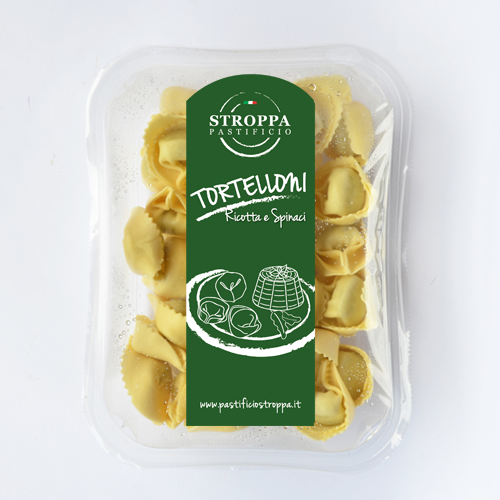 FRESH ORGANIC TORTELLI WITH RICOTTA AND SPINACH