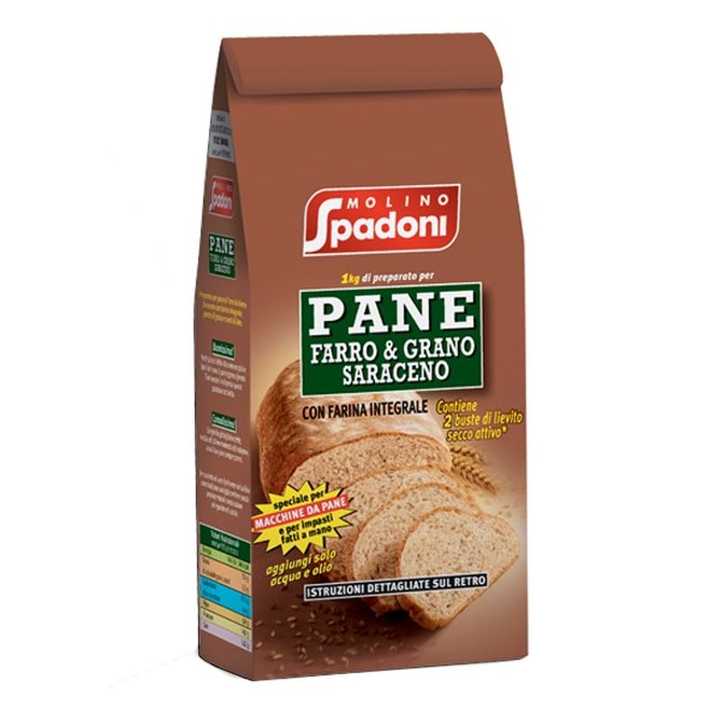 FLOUR FOR SPELT BUCKWHEAT BREAD