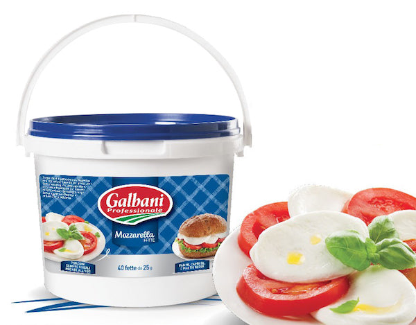 GALBANI SLICED MOZZARELLA (40 X 25G) 1,0 kg