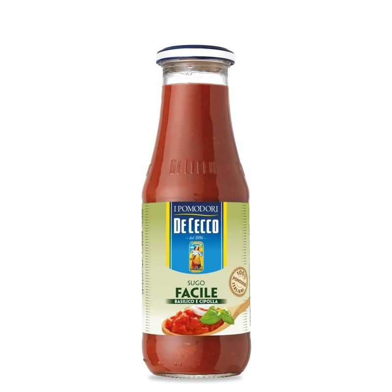 EASY TOMATO SAUCE IN GLASS BOTTLE
