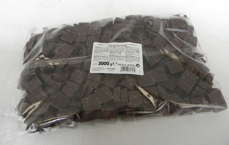 DARK CHOCOLATE "MILANO" CUBES 56% CAFFAREL