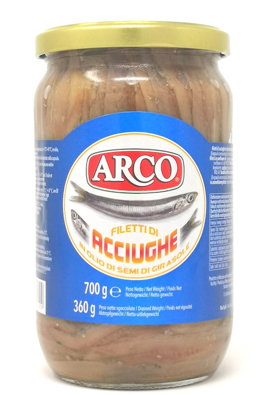 ANCHOVY FILLETS IN OIL JAR