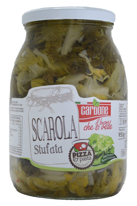 STEWED ESCAROLE-ENDIVE IN OIL