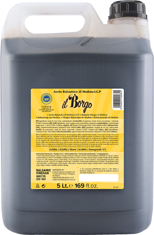 BALSAMIC VINEGAR OF MODENA, PET BOTTLE