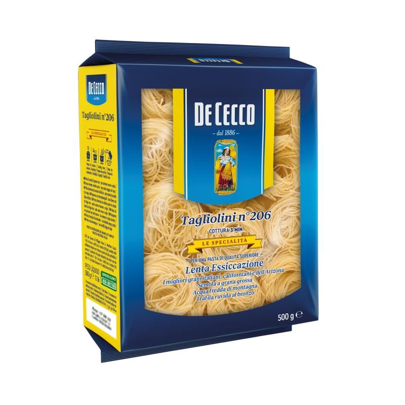 SEMOLINA TAGLIOLINI NIDI NO. 206