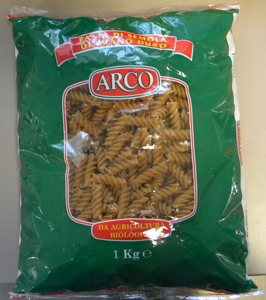 ARCO ORGANIC WHOLEMEAL FUSILLI NO. 160 1,0 kg