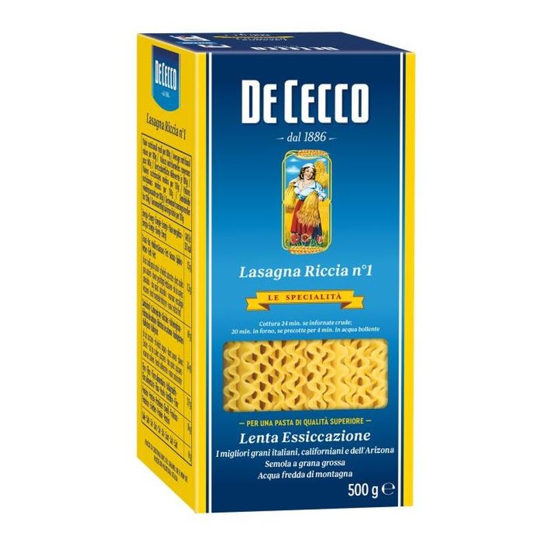 LASAGNA DOPPIA RICCIA NO.1